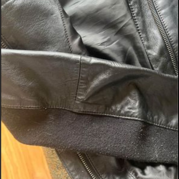 Zara leather coat - Picture 3 of 4